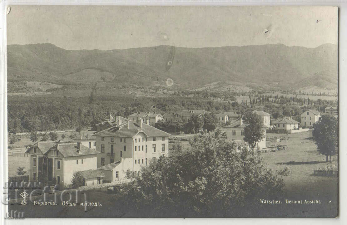 България, Вършец, общ изглед, 1933 г.