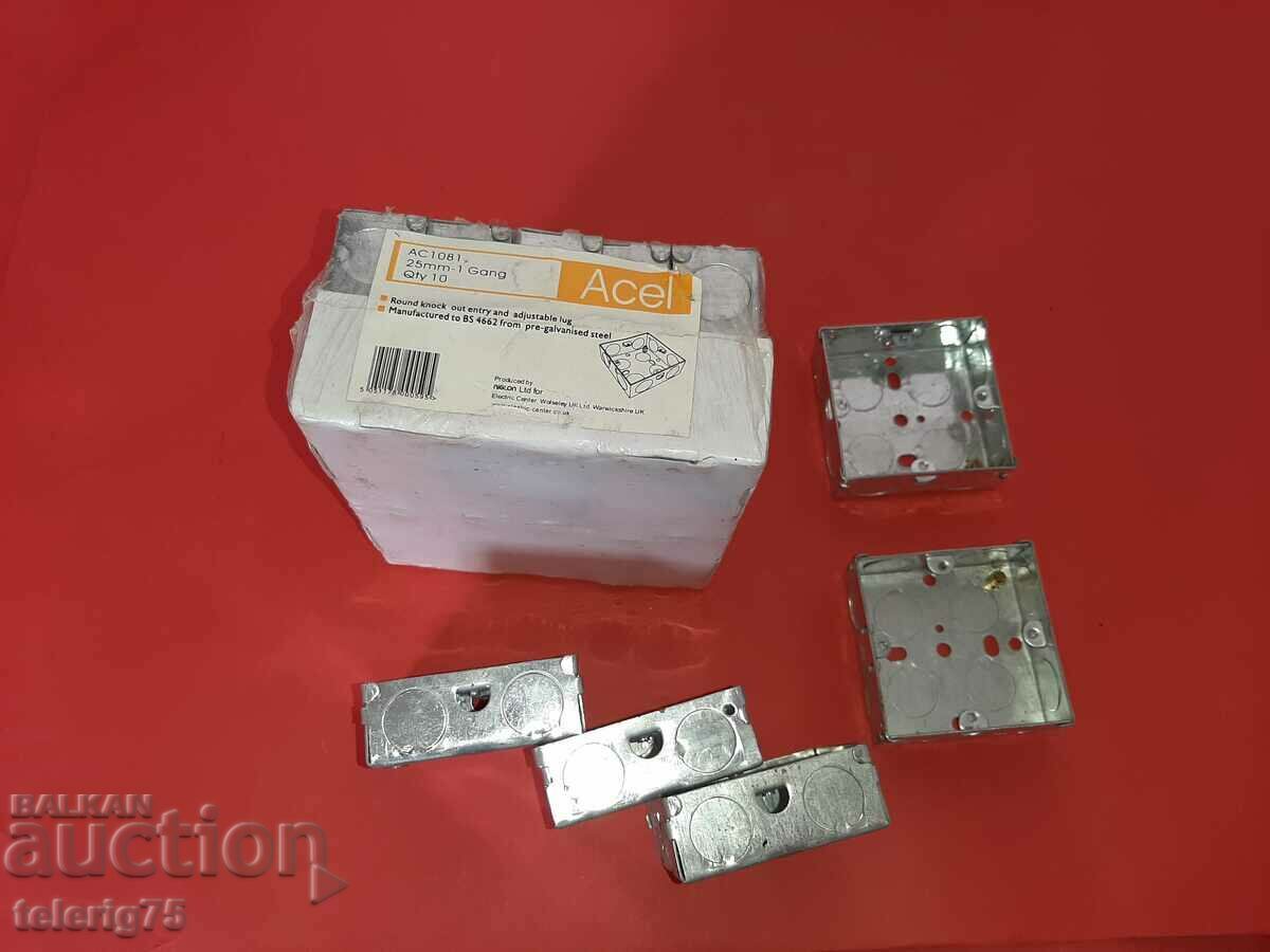 Αγγλικά Τετράγωνα στηρίγματα για Διακόπτη/Πάνελ Λέβητα 25mm-15 τεμ με τιμή 25.00 BGN | € 12.78 Αγγλικά Τετράγωνα στηρίγματα για Διακόπτη/Πάνελ Λέβητα 25mm-15 τεμ με τιμή 25.00 BGN | € 12.78