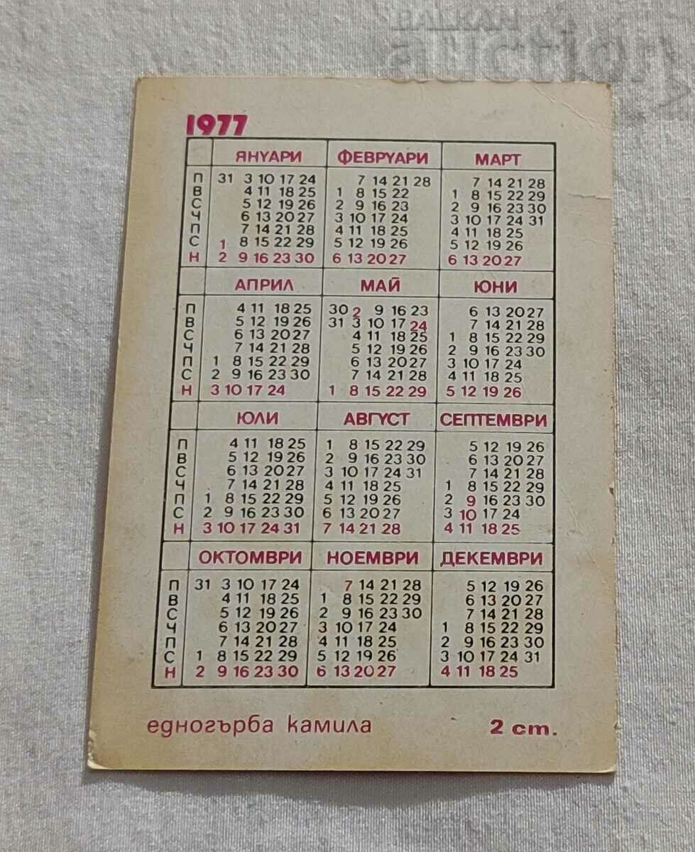 CAMILA CALENDAR 1977 with price 0.70 BGN | € 0.36 CAMILA CALENDAR 1977 with price 0.70 BGN | € 0.36