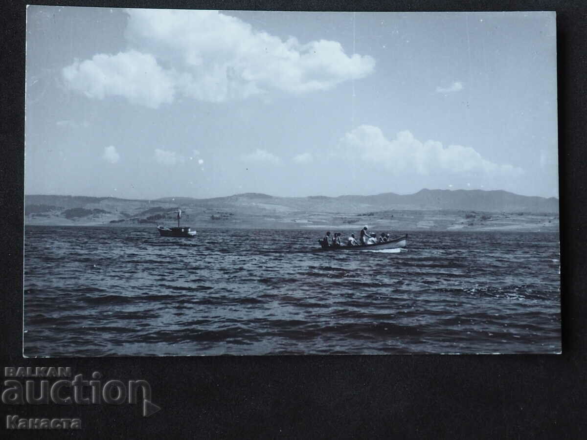 Язовир БАТАК лодки гледка 1965   К 403
