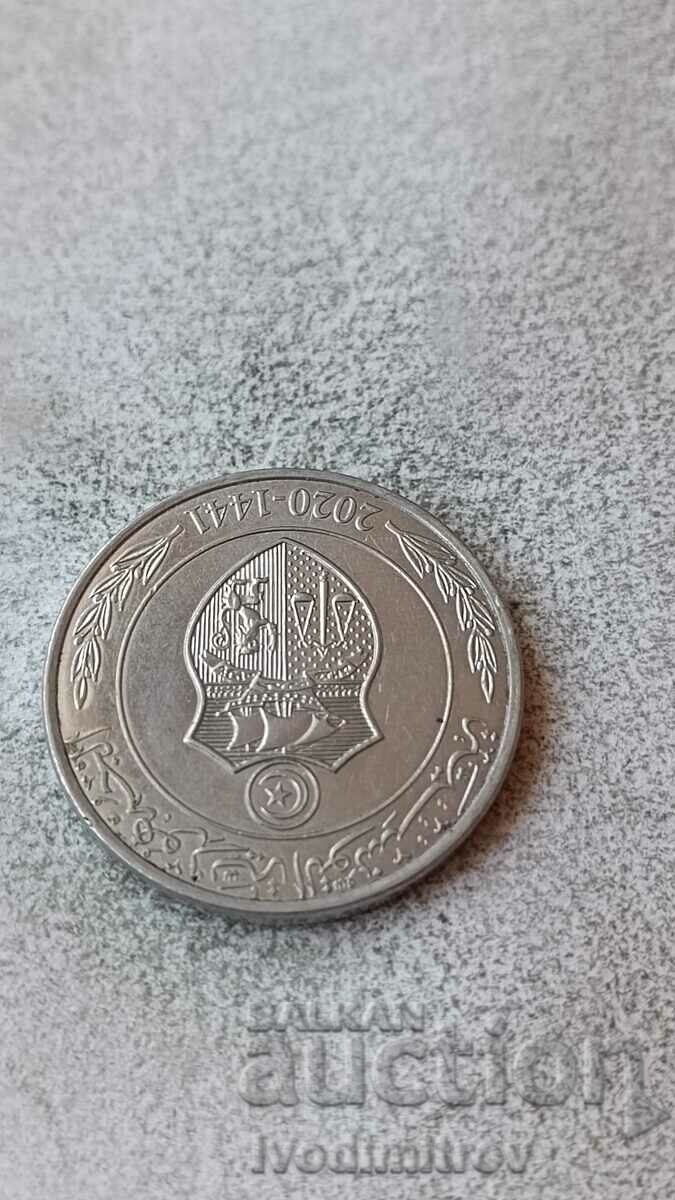 Tunisia 1 dinar 2020 with price 4.45 BGN | € 2.28 Tunisia 1 dinar 2020 with price 4.45 BGN | € 2.28