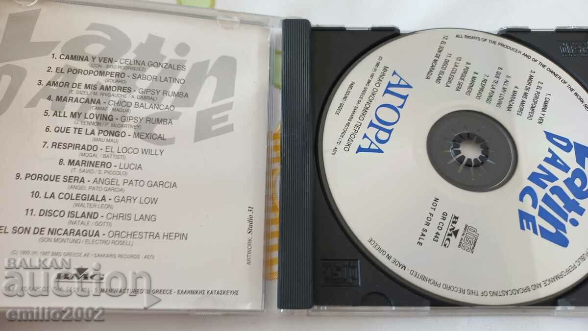 Audio CD Latin dance with price 2.99 BGN | € 1.53 Audio CD Latin dance with price 2.99 BGN | € 1.53