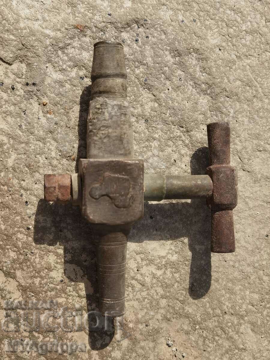 Old bronze faucet