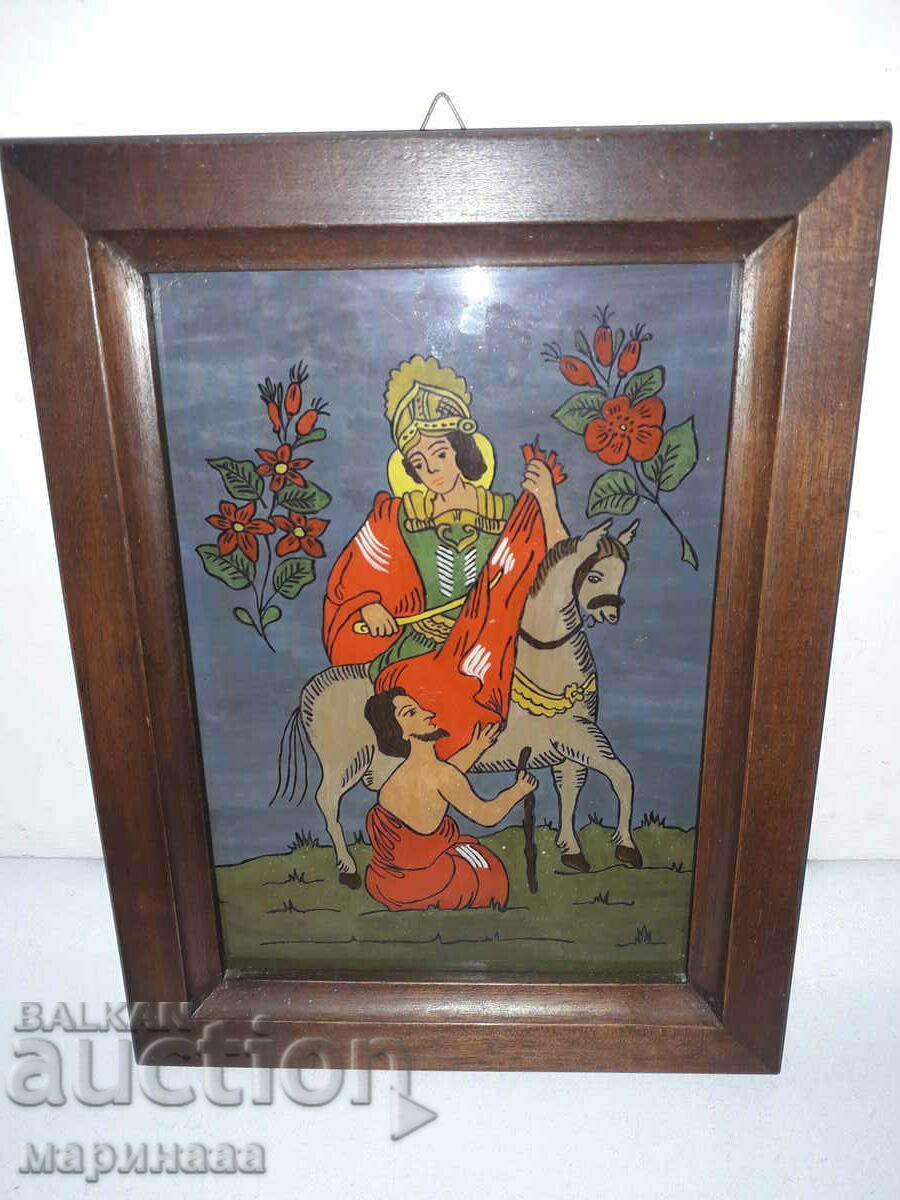 ANTIQUE PAINTED ICON