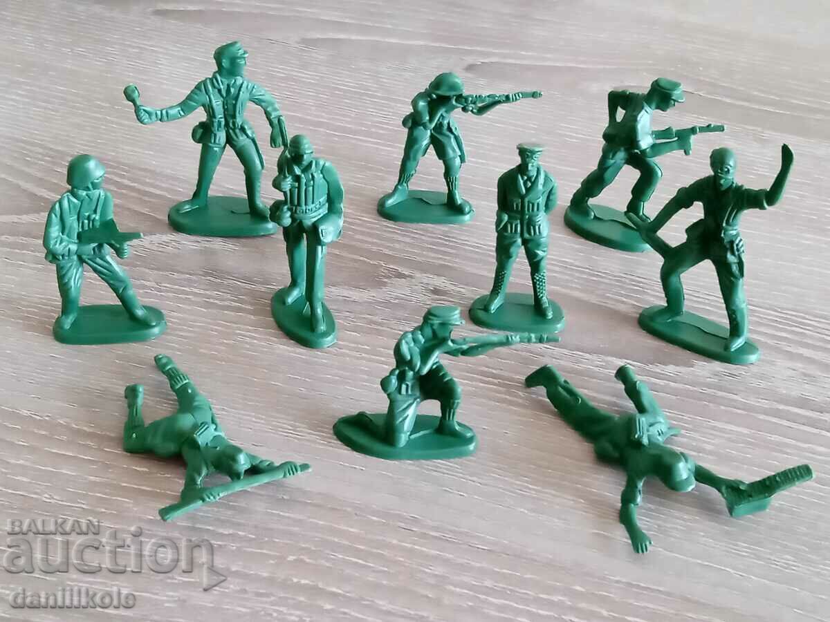 *$*Y*$*ΑΠΟ ΣΥΛΛΟΓΗ ΣΤΡΑΤΙΩΤΙΚΩΝ Φιγούρων 10 ΔΙΑΦΟΡΕΤΙΚΟΙ ΣΤΡΑΤΙΩΤΕΣ *$*Y*$* με τιμή 11.54 BGN | € 5.90