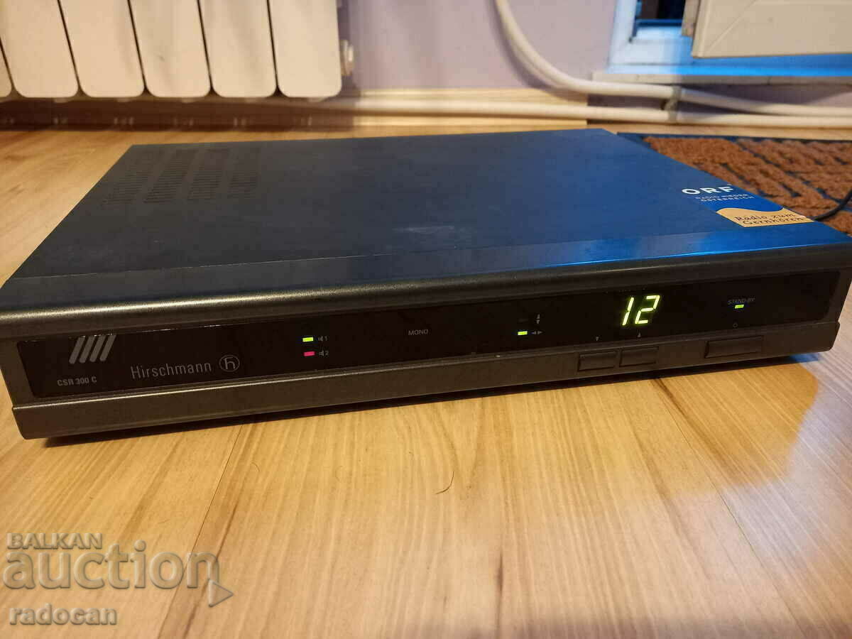 Old Stereo Satellite Receiver Decoder Hirschmann CSR 300 c - 7 Old Stereo Satellite Receiver Decoder Hirschmann CSR 300 c - 7