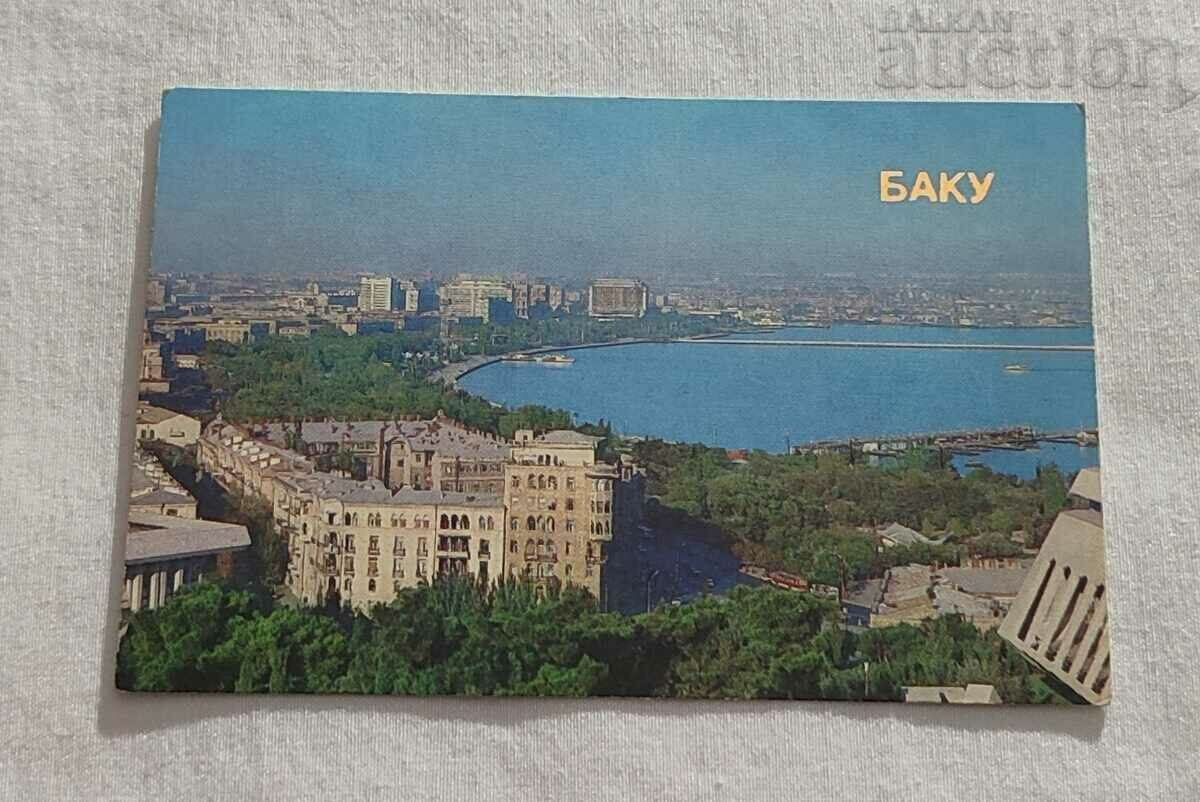 BAKU AZERBAJAN CAPITALA A CALENDARULUI URSS 1986