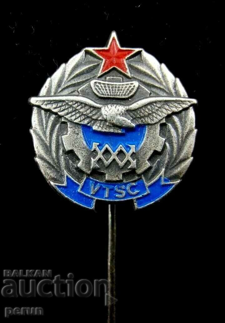 Yugoslavia-Air Force-Aviation Technical Academy-Old badge