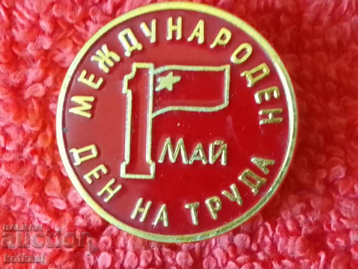 Auction Old May 1st International Labor Day metal badge Auction Old May 1st International Labor Day metal badge