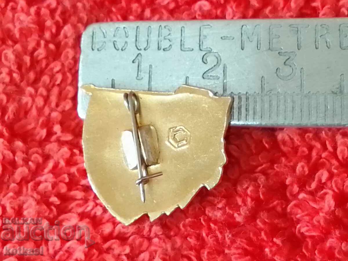 Old metal badge VLKSM Leninsky zachet with price 3.50 BGN | € 1.79 Old metal badge VLKSM Leninsky zachet with price 3.50 BGN | € 1.79
