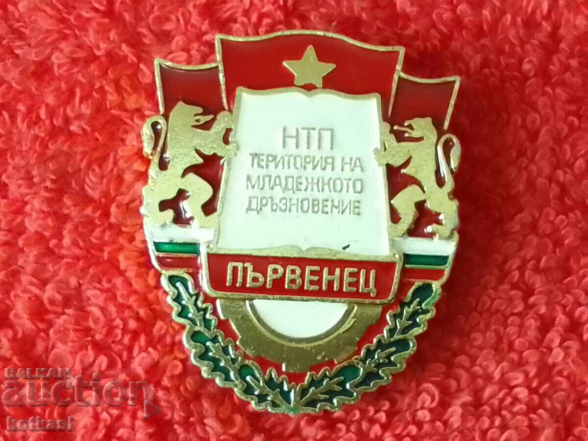 Auction Old metal badge NTP Territory of the youth CHAMPIONSHIP Auction Old metal badge NTP Territory of the youth CHAMPIONSHIP