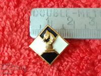 Стара метална значка  Шах Мат