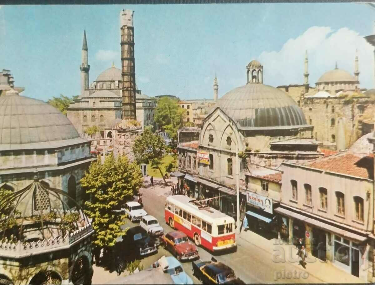 Carte poștală Turcia - VEDERI DIN ISTANBUL ÇEMBERLİTAŞ ..