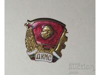 Metal enamel badge - DKMS Georgi Dimitrov