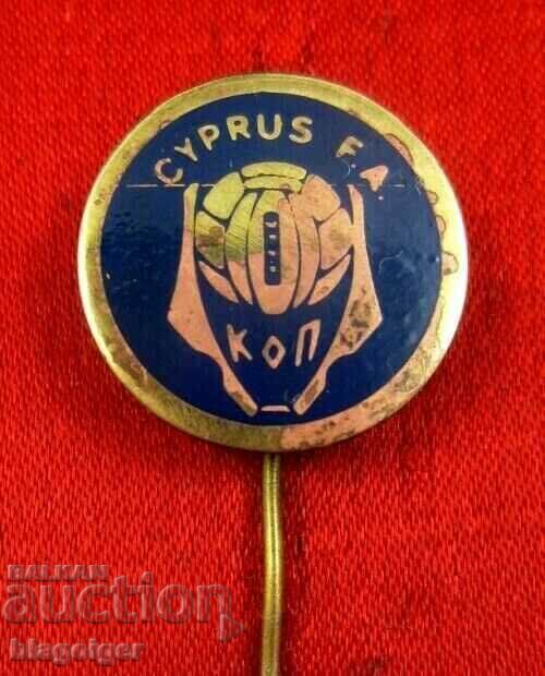 Παλαιό Ποδοσφαιρικό Σήμα - Ποδοσφαιρική Ομοσπονδία Κύπρου με τιμή 10.50 BGN | € 5.37 Παλαιό Ποδοσφαιρικό Σήμα - Ποδοσφαιρική Ομοσπονδία Κύπρου με τιμή 10.50 BGN | € 5.37