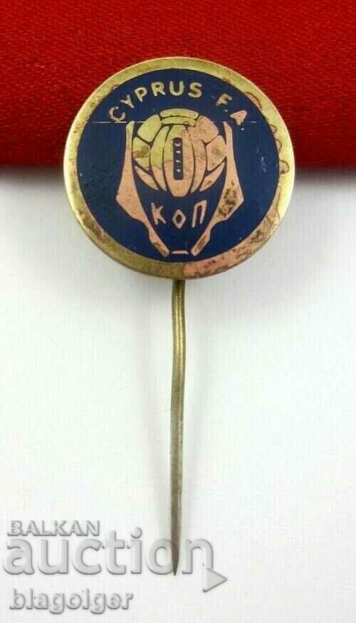 Old Football Badge - Football Federation of Cyprus