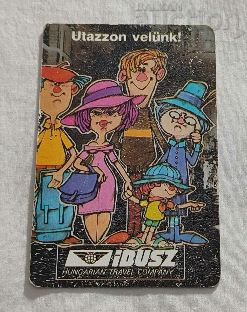 HUNGARY IBUSZ TRAVEL COMPANY CALENDAR 1988