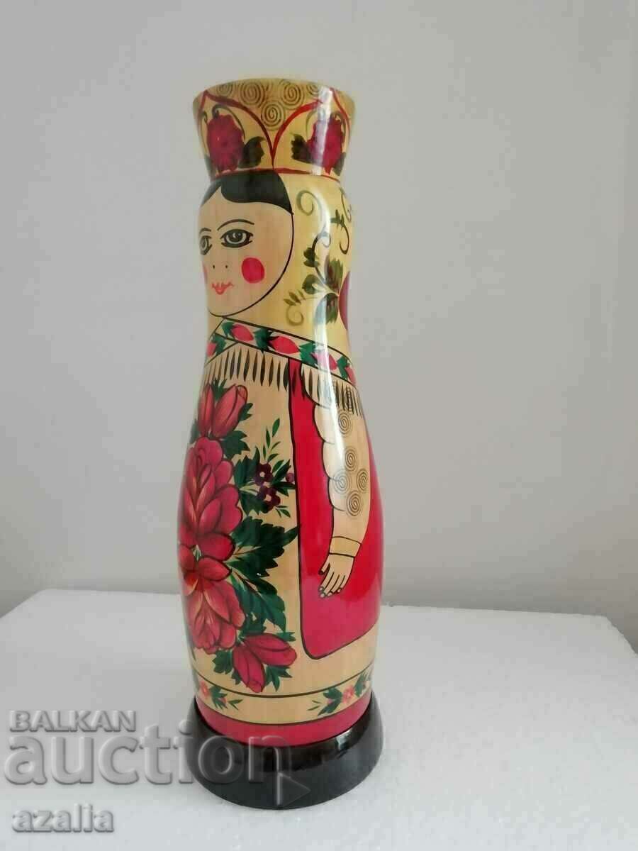Παράδοση Ρωσική αυθεντική matryoshka για μπουκάλι