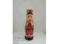 Russian original matryoshka for a bottle