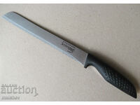 Solingen kitchen knife for bread 33 cm wavy square handle