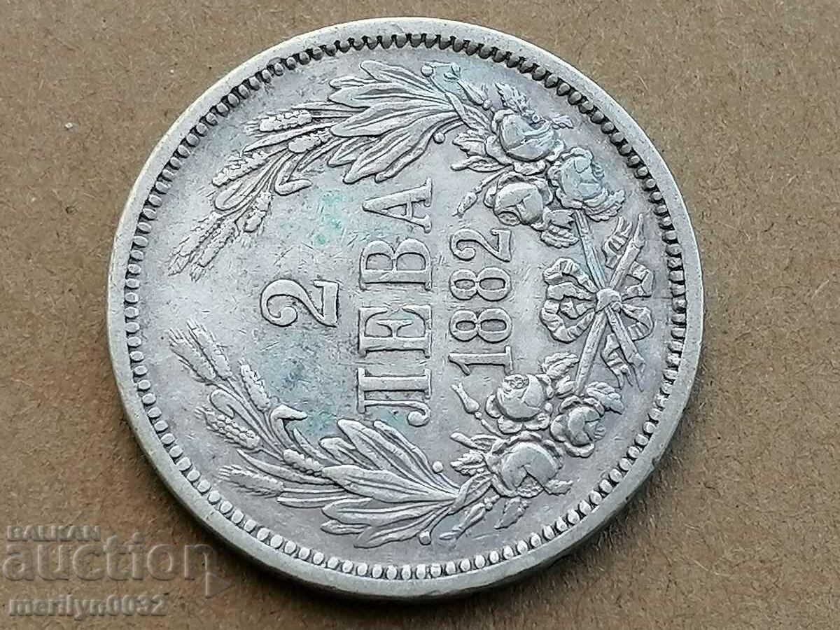 Coin 2 BGN 1882 Principality of Bulgaria silver with price 169.00 BGN | € 86.41 Coin 2 BGN 1882 Principality of Bulgaria silver with price 169.00 BGN | € 86.41