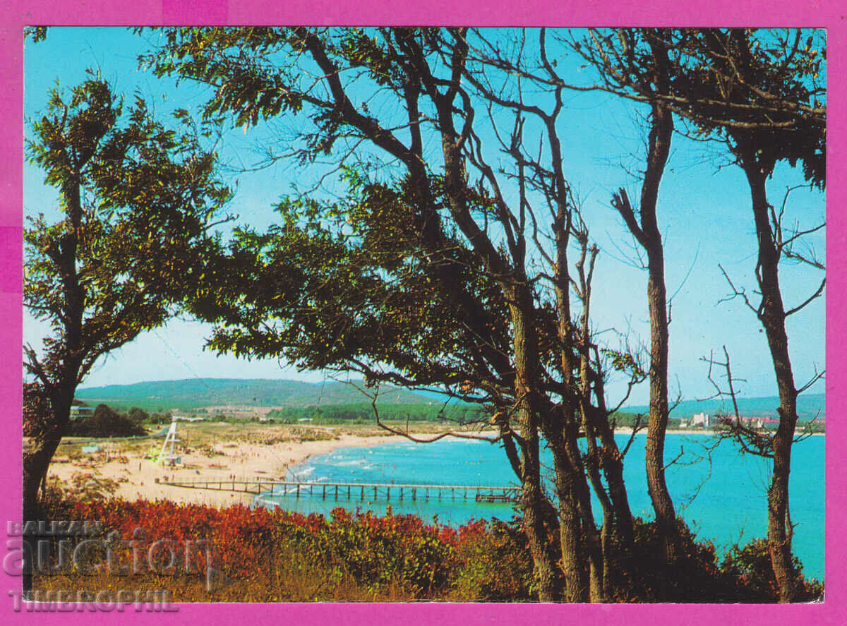 Аукцион 309482 / Приморско - Плажът с моста 1980 Септември ПК Аукцион 309482 / Приморско - Плажът с моста 1980 Септември ПК