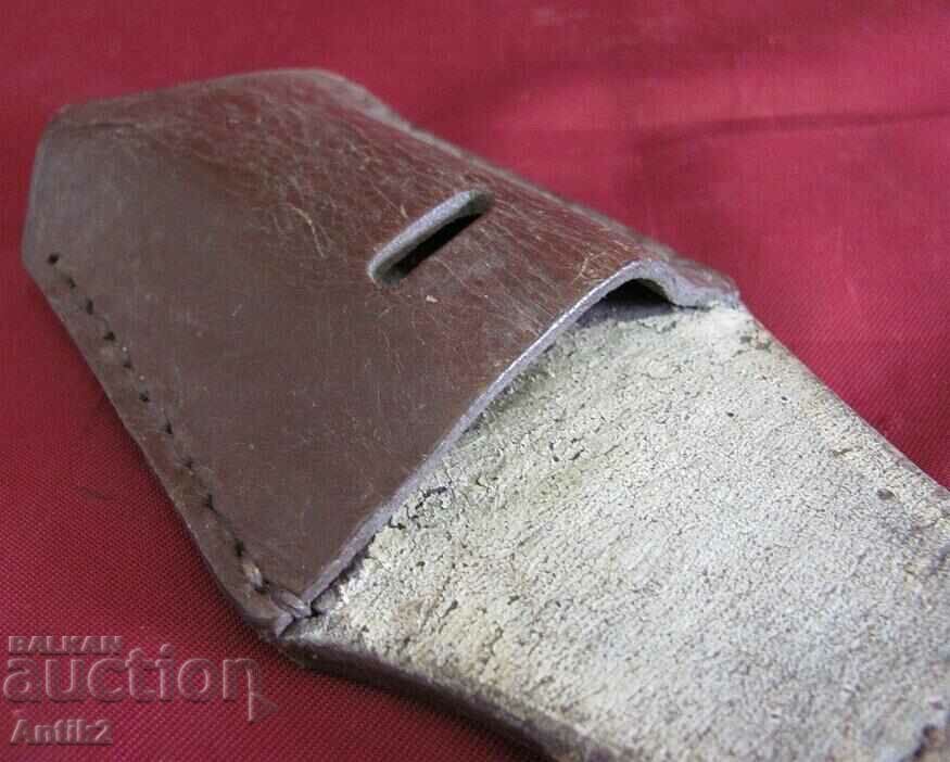 Suport pentru baionetă din piele originală pentru cel de-al doilea război mondial - 5