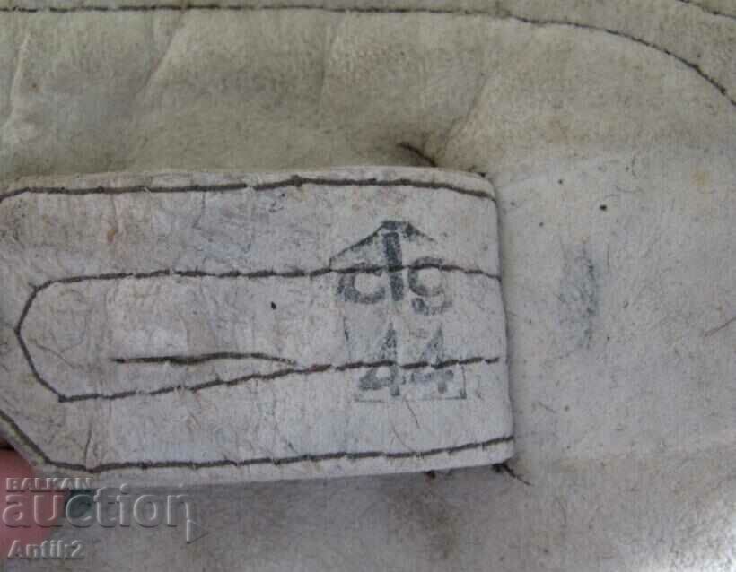 Auction 1944 Leather Hat Marked Rare Germany Auction 1944 Leather Hat Marked Rare Germany