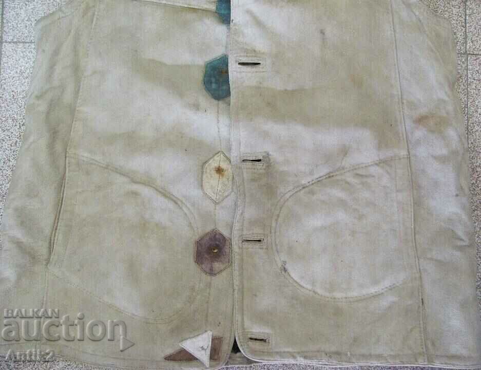 Delivery of 1944 Second World War Leather Waistcoat Marked Delivery of 1944 Second World War Leather Waistcoat Marked