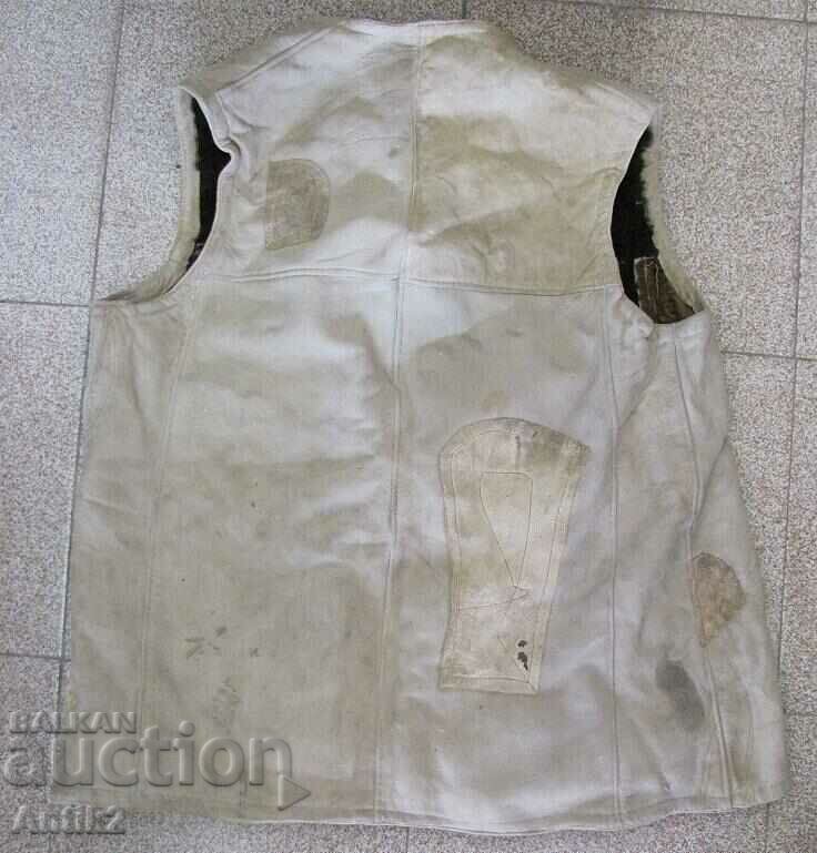 1944 Second World War Leather Waistcoat Marked - 5 1944 Second World War Leather Waistcoat Marked - 5