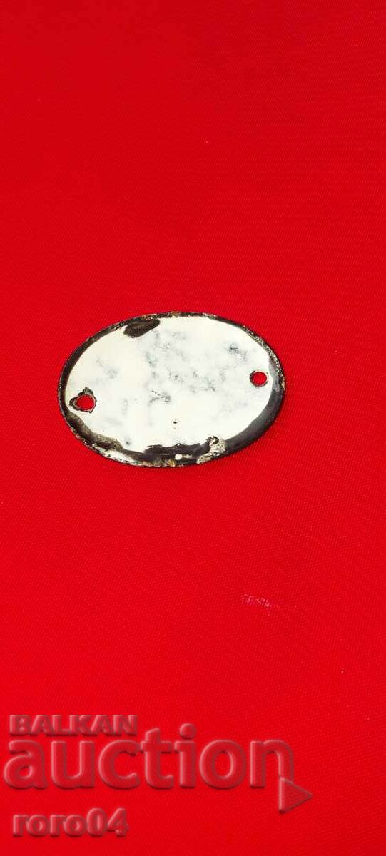 Auction  PLATE - PLATE - OLD ENAMEL