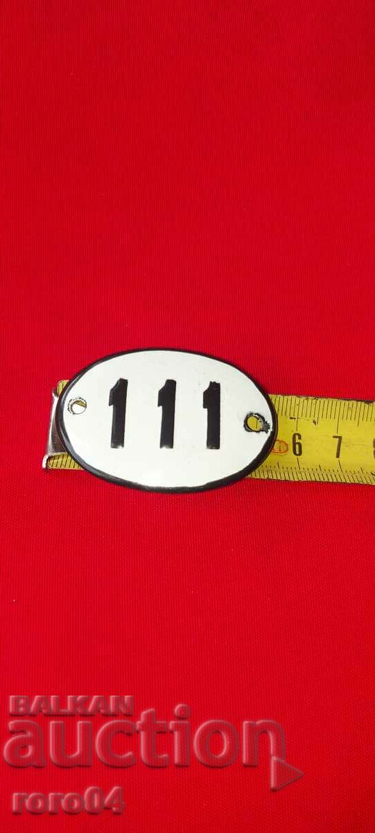 Delivery of PLATE - PLATE - OLD ENAMEL