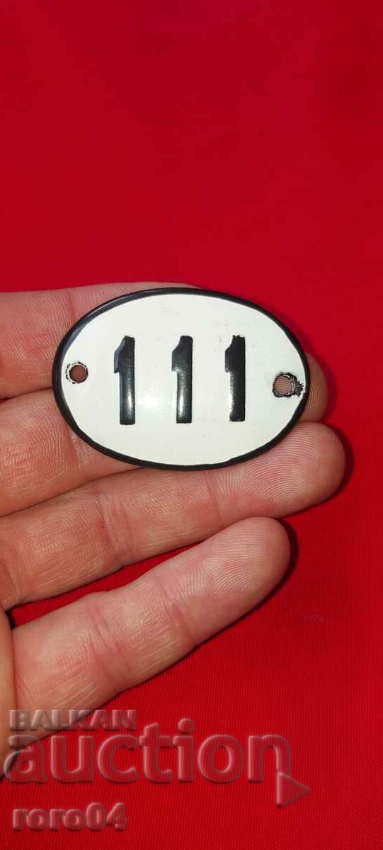 PLATE - PLATE - OLD ENAMEL - 6