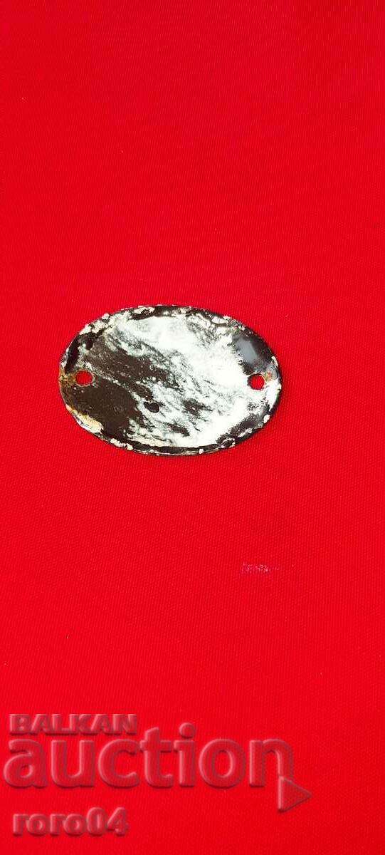 PLATE - PLATE - OLD ENAMEL - 6