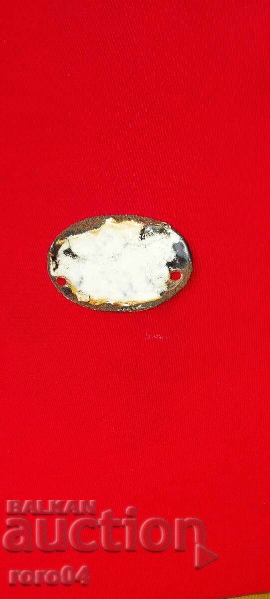 Auction  PLATE - PLATE - OLD ENAMEL