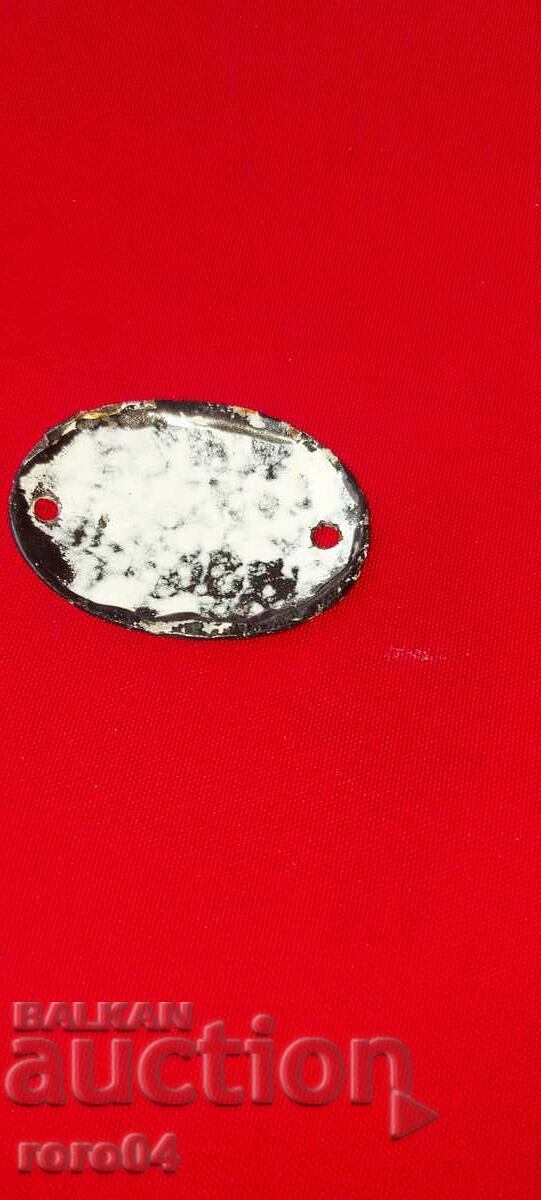 Auction  PLATE - PLATE - OLD ENAMEL
