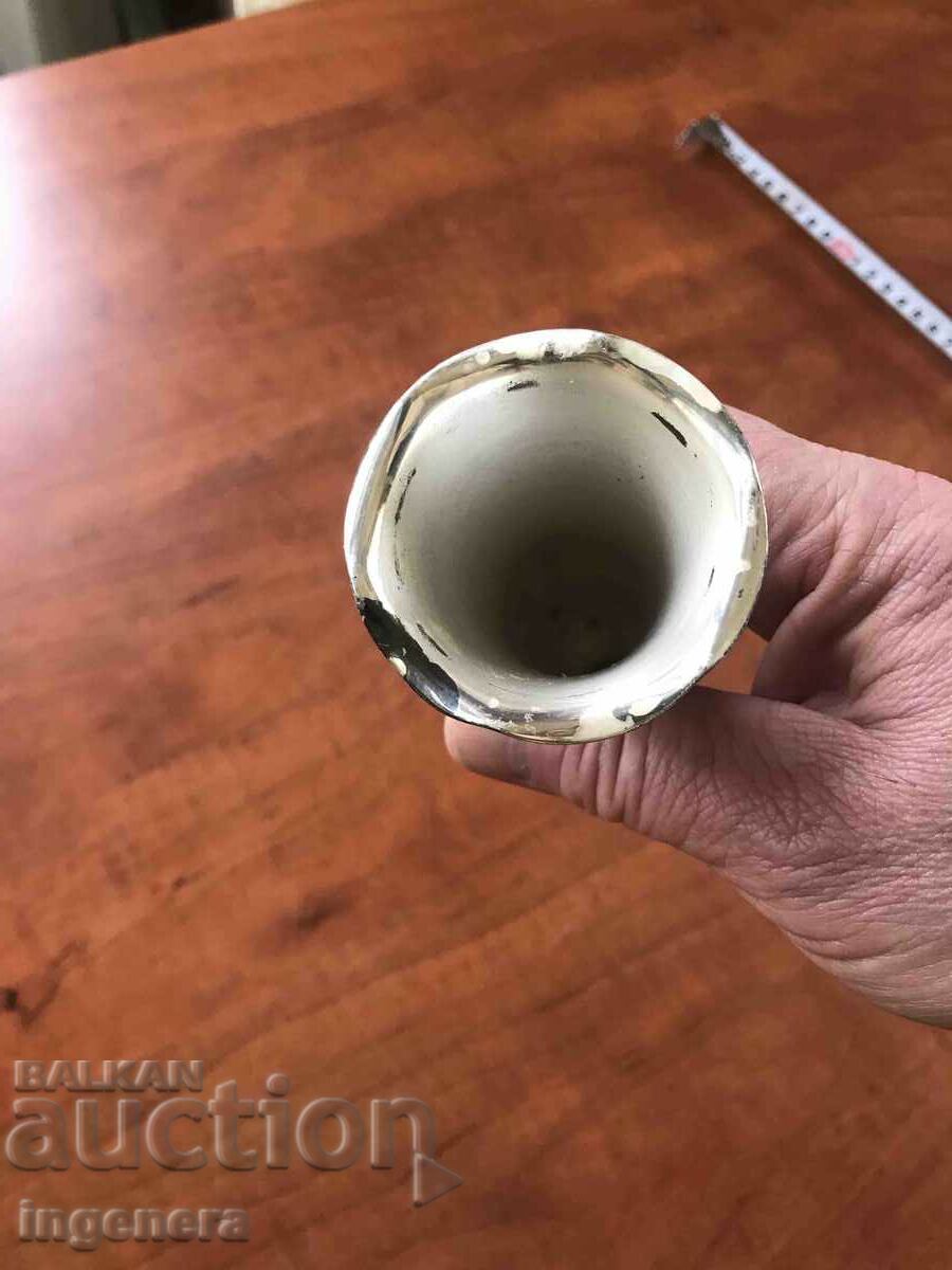 VASE VASE COLOR METAL SOLID AND HEAVY COVER - 6 VASE VASE COLOR METAL SOLID AND HEAVY COVER - 6