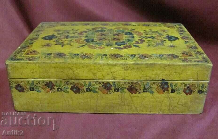 30's Wooden Jewelry Box Handmade and Painted with price 20.00 BGN | € 10.23 30's Wooden Jewelry Box Handmade and Painted with price 20.00 BGN | € 10.23