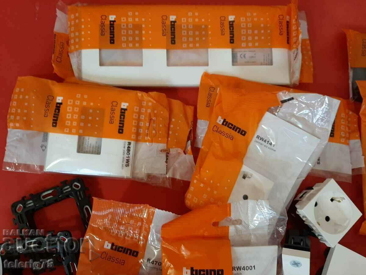 BTICINO Classia Keys/Contacts/TV/RG45-White/Black with price 7.00 BGN | € 3.58 BTICINO Classia Keys/Contacts/TV/RG45-White/Black with price 7.00 BGN | € 3.58