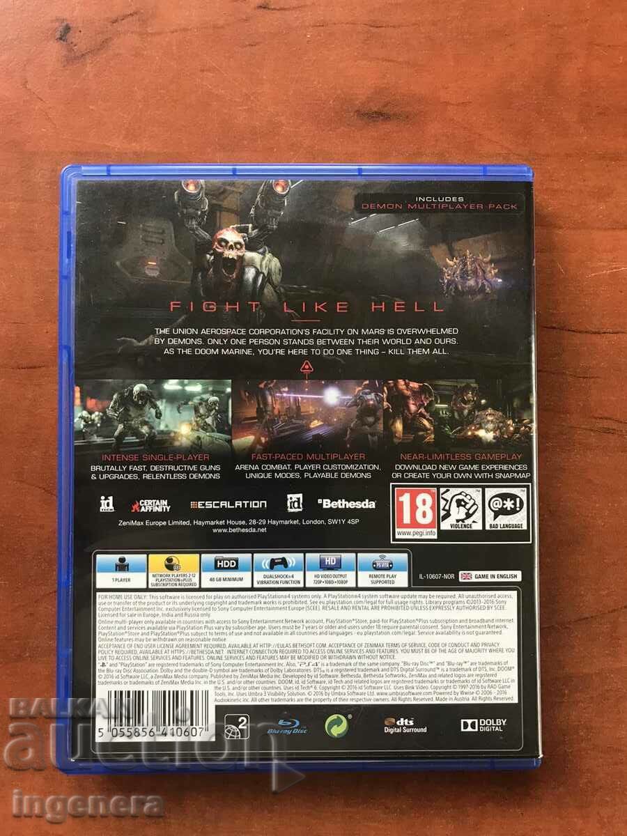 Licitație PLAYSTATION 4 JOC VIDEO PLAYSTATION 4