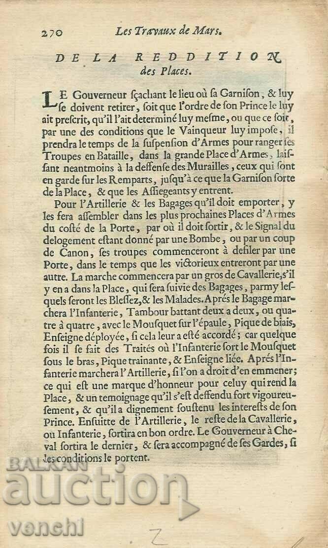 1696 - MALLET ENGRAVING - ARMY, CASTLE with price 59.99 BGN | € 30.67