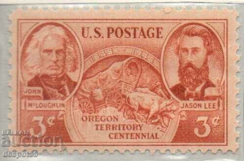 1948. USA. Oregon Territory's 100th Anniversary.