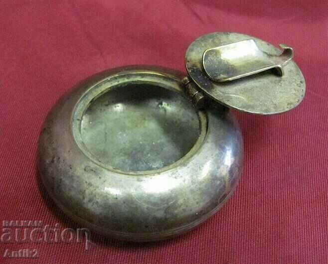 30s Art Deco Metal Ashtray - DAVIDOFF - 6 30s Art Deco Metal Ashtray - DAVIDOFF - 6