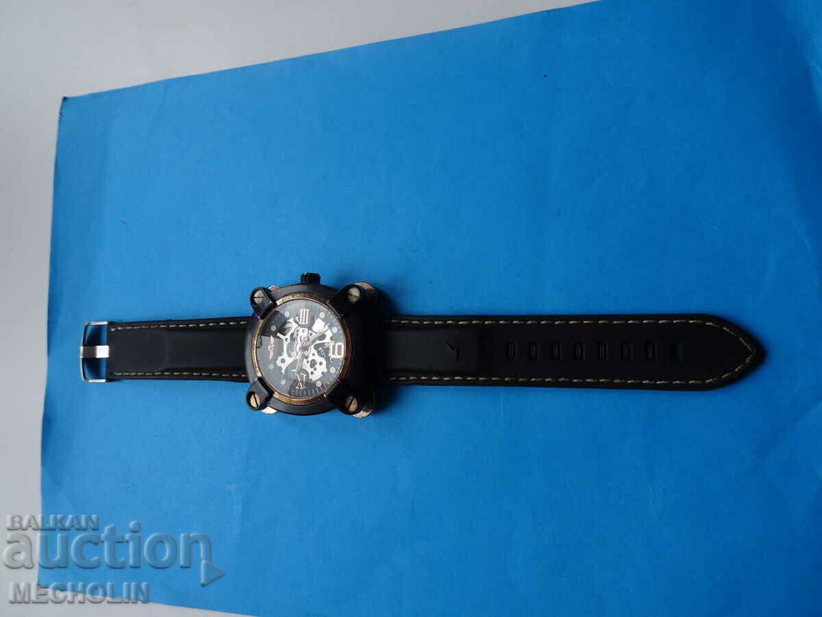 Auction COLLECTOR'S WATCH SKELETON AUTOMATIC breitling Auction COLLECTOR'S WATCH SKELETON AUTOMATIC breitling