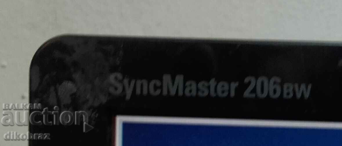 Auction  Monitor Samsung - 206 BW - 20 inches