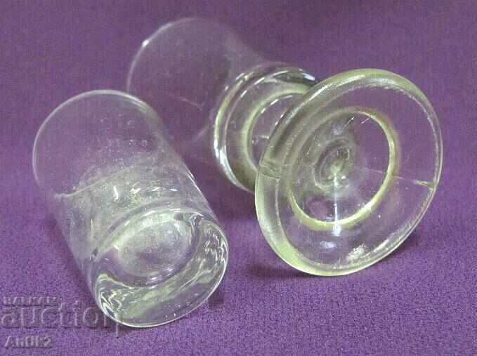 19th century Medicine Cups for Medicines 2 pcs. - 6 19th century Medicine Cups for Medicines 2 pcs. - 6
