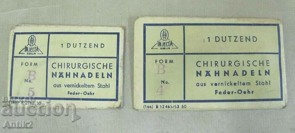 50 Sets of Surgical Needles INJECTA Germany - 7 50 Sets of Surgical Needles INJECTA Germany - 7