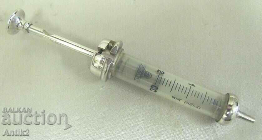 WWII Syringe in Metal Container 2cc - 7 WWII Syringe in Metal Container 2cc - 7