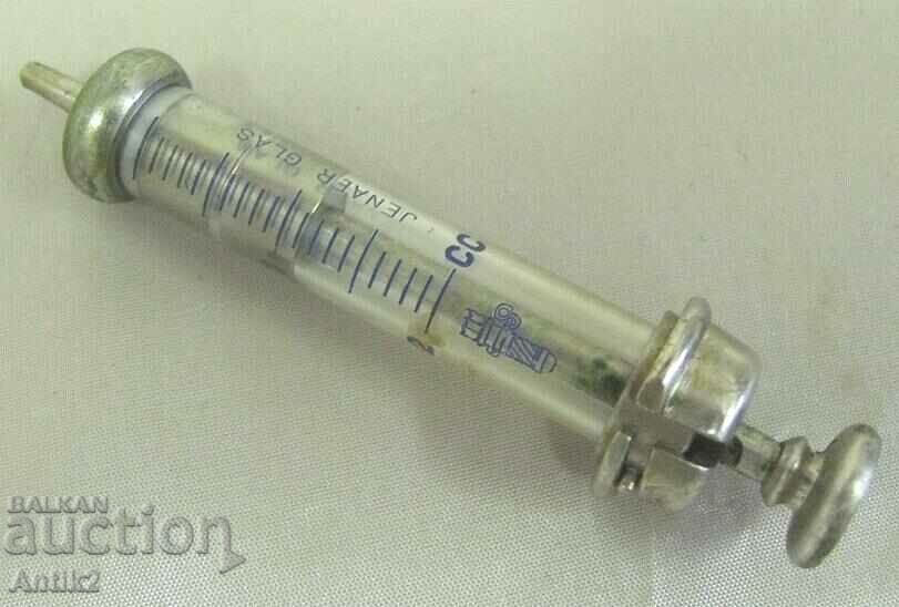 WWII Syringe in Metal Container 2cc - 5 WWII Syringe in Metal Container 2cc - 5