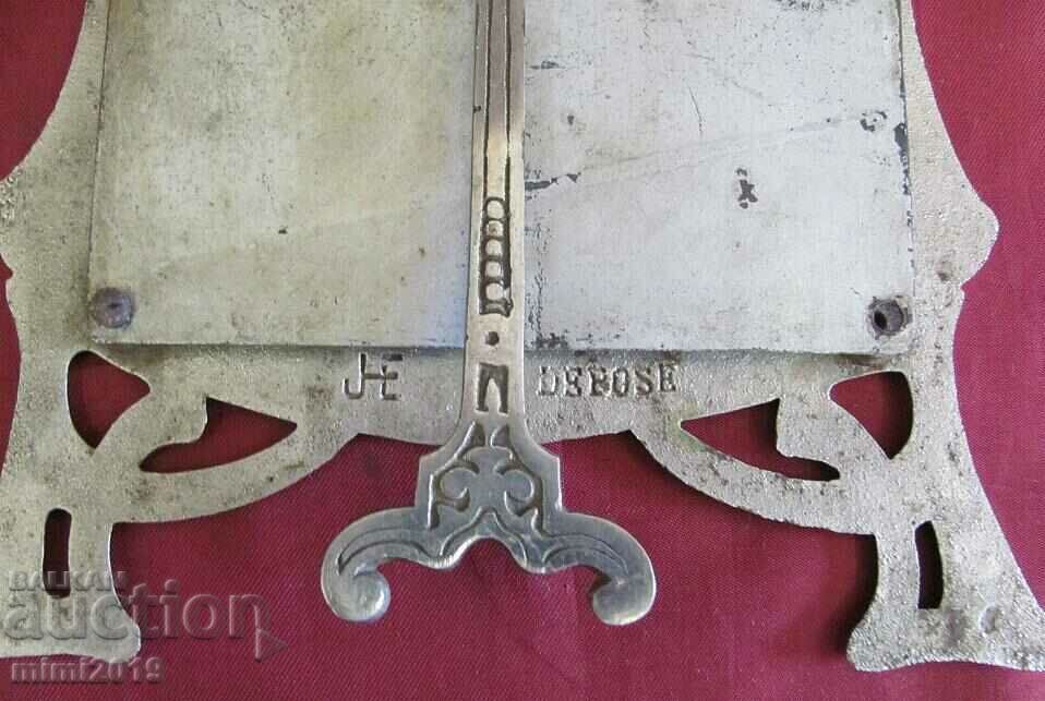 19th century Art Nouveau Secession 2 pcs. Metal Photo Frames - 6 19th century Art Nouveau Secession 2 pcs. Metal Photo Frames - 6